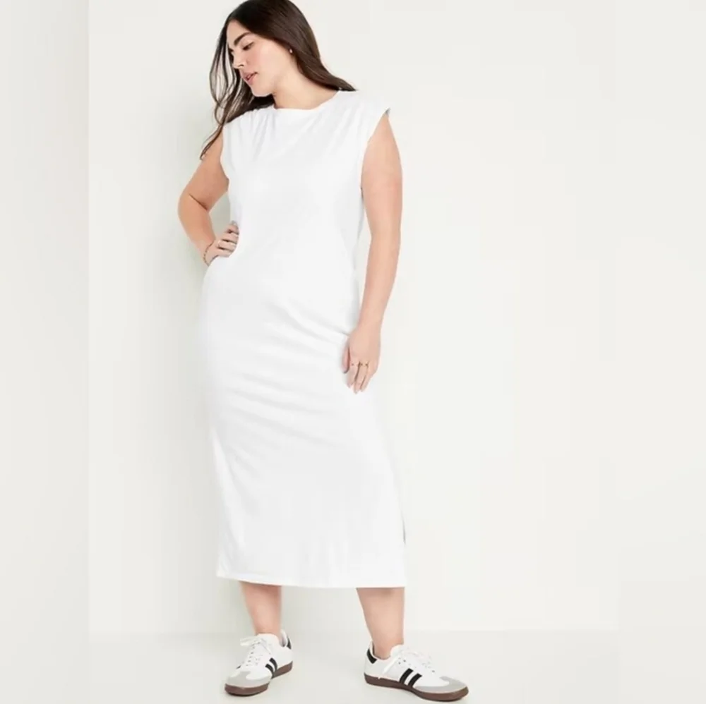 Old Navy Sleeveless Maxi Column Dress, Size L - Picture 1 of 6